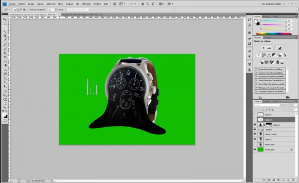 Creation of The torture of the watch: Step 4